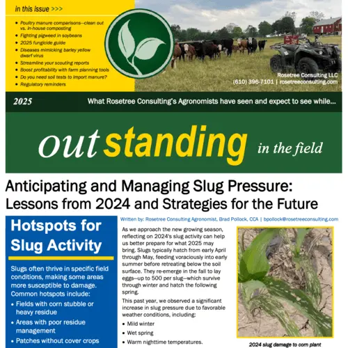 Outstanding In the field newsletter 2025